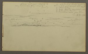 Desenho, Estudo do céu, possivelmente 1857-58 de Frederic Edwin Church