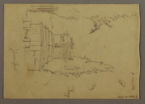 Desenho, treinador de palco, possivelmente 1868-69 de Frederic Edwin Church