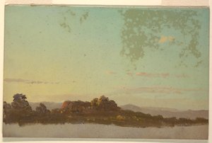 Desenho, Paisagem de verão, 1870-80 de Frederic Edwin Church