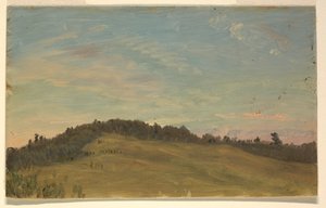 Desenho, Paisagem de verão, 1870-80 de Frederic Edwin Church