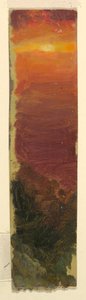 Desenho, Pôr do sol, 1868 de Frederic Edwin Church