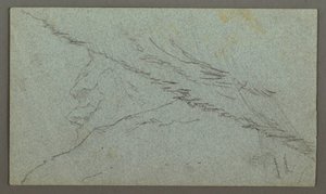 Desenho, Picos de Tauern, The K nigss, julho de 1868 de Frederic Edwin Church