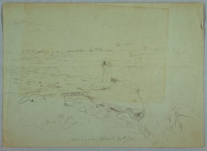 Desenho, Terrapin Point, 20 de março de 1856 de Frederic Edwin Church