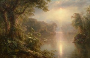 El Rio de Luz (O rio da luz) de Frederic Edwin Church