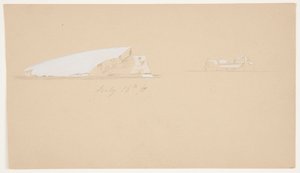 Icebergs Flutuantes de Frederic Edwin Church