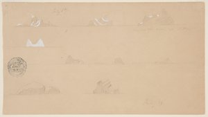 Icebergs Flutuantes de Frederic Edwin Church