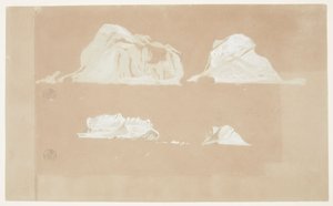 Icebergs Flutuantes de Frederic Edwin Church
