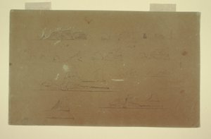 Icebergs flutuantes, 13 e 14 de julho de Frederic Edwin Church