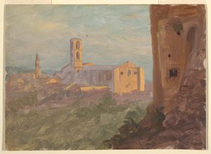 Cidade italiana ou suíça de Frederic Edwin Church