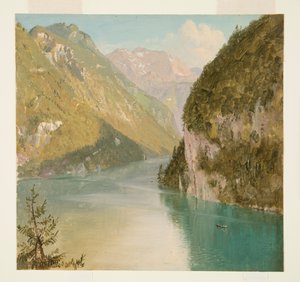 Koenigssee, Baviera de Frederic Edwin Church