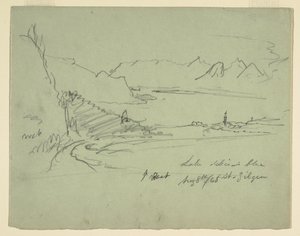 Paisagem na Áustria, 5 de agosto de 1868 de Frederic Edwin Church