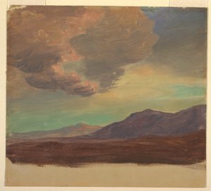 Paisagem, perto da Palestina ou Síria de Frederic Edwin Church