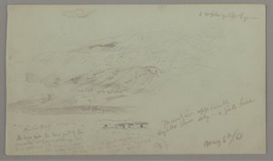Paisagens perto de Baalbek, Líbano de Frederic Edwin Church