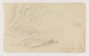 Névoa sobre o rio e as colinas de Frederic Edwin Church