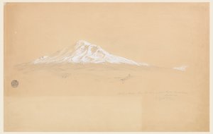 Monte Chimborazo da Casa do Sênior Pablo Bustamante, Riobamba, Equador de Frederic Edwin Church