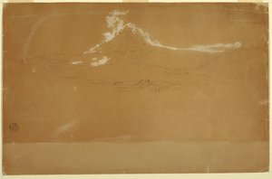 Monte Chimborazo, perto de Guanojo e Guaranda, Equador de Frederic Edwin Church