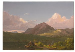 Monte Newport em Mount Desert Island, c.1851-53 de Frederic Edwin Church