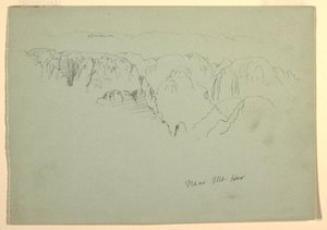 Mountain, Wady el-Arabah, 23 de fevereiro de 1868 de Frederic Edwin Church