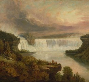 Cataratas do Niágara (Horseshoe Falls) de Frederic Edwin Church