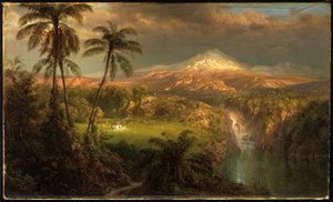 Aguaceiro passageiro nos trópicos de Frederic Edwin Church