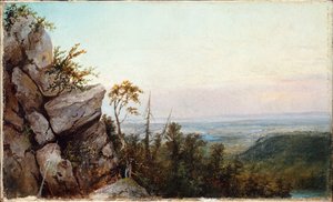 Rochas e paisagem de Frederic Edwin Church
