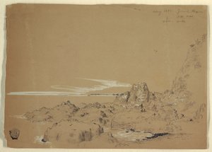 Rocky Coast, Grand Manan, Canadá de Frederic Edwin Church