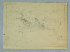 Ramo Vulcão em Erupção, Equador de Frederic Edwin Church