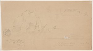 Esboços de Icebergs, Off Greenspond, Terra Nova de Frederic Edwin Church