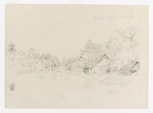 Rua em Mompos, Colômbia de Frederic Edwin Church