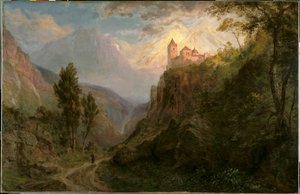 O Mosteiro de São Pedro Nossa Senhora das Neves, 1879. de Frederic Edwin Church