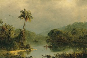 Paisagem tropical de Frederic Edwin Church