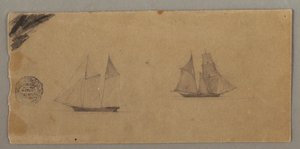 Dois veleiros de Frederic Edwin Church