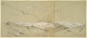Glaciar Upper Aletsch com o Great Fusshorn de Frederic Edwin Church