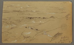 Vista de Wady el-Arabah de Frederic Edwin Church