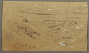 Vista de Wady el-Arabah de Frederic Edwin Church