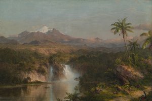 Vista do Cotopaxi de Frederic Edwin Church