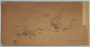 Vista de Toche, Colômbia de Frederic Edwin Church