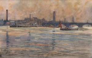 The Thames, Londres, c1893