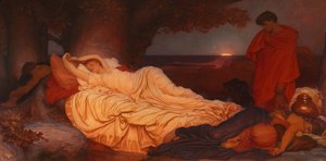 Cymon e Ifigênia, 1884 de Frederic Leighton