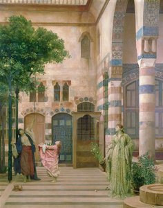 Damasco antigo, bairro judeu ou limões de recolhimento, c.1873-74 de Frederic Leighton