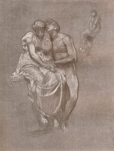Estudos para Wedded, 1882, 1897 de Frederic Leighton