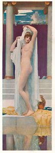 O Banho da Psique, c1890. de Frederic Leighton