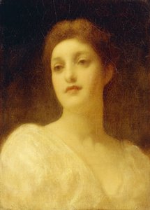 A cabeça de uma menina, de Frederic Leighton