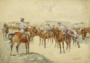 Um apelo às armas de Frederic Remington