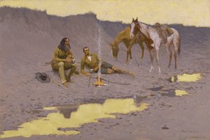 Um Ano Novo no Cimarron de Frederic Remington