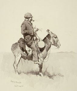 Jack "s Man William, A Modern Sancho Panza de Frederic Remington