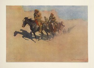 Jedediah Smith, do Colliers Weekly, pub. 1906 de Frederic Remington