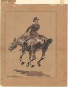 No caminho do freio, Central Park, Nova York de Frederic Remington