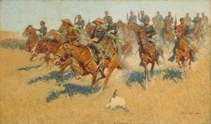 Nas planícies do sul de Frederic Remington