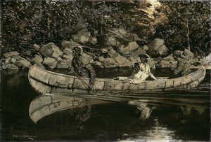 Remando o oficial britânico ferido de Frederic Remington